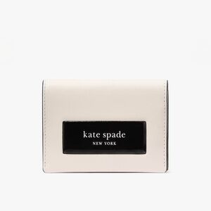 NWT - Kate Spade Label Card Case Trifold Wallet